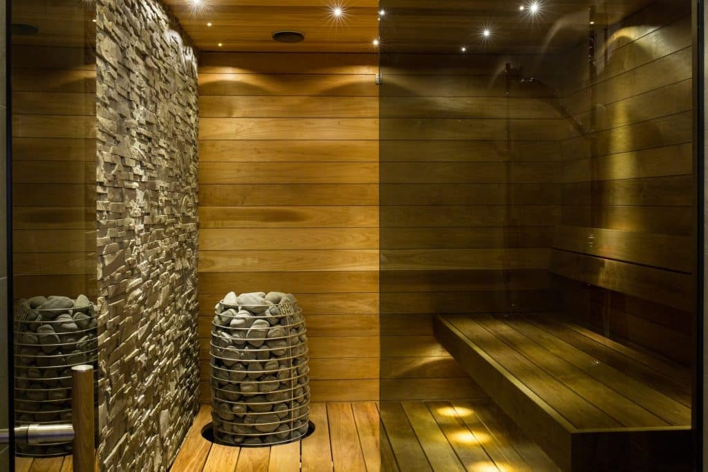 emplacement sauna extérieur